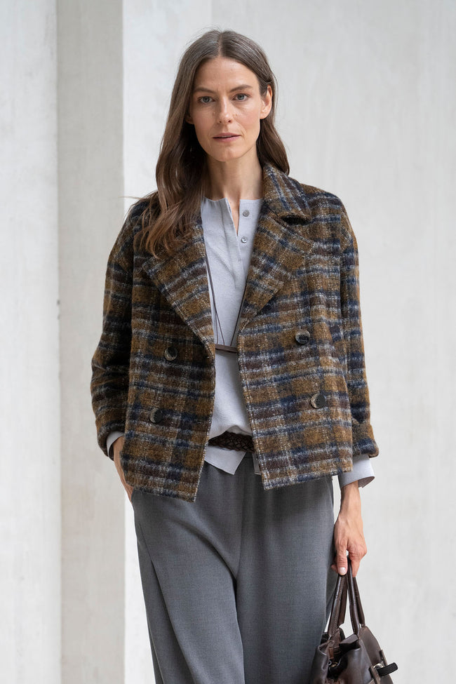 Rivera Canvas Boxy Jacket Sand