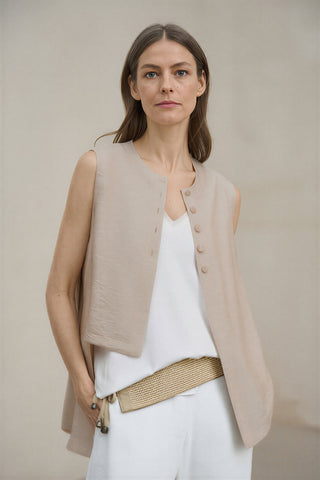 Freja stone vest