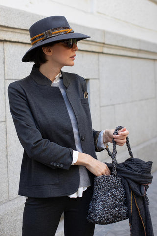 Sombrero Gelgo mostaza | Rivera x Alexia Álvarez de Toledo